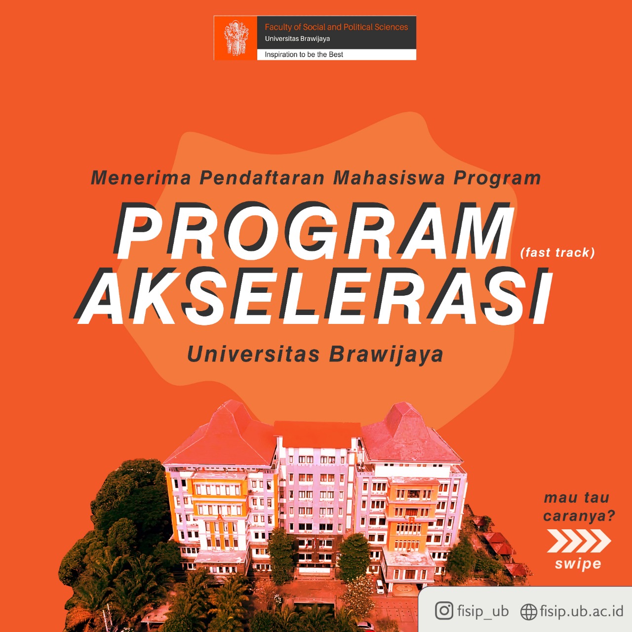 [Pengumuman] Pendaftaran Mahasiswa Program Akselerasi (Fast Track) Di ...