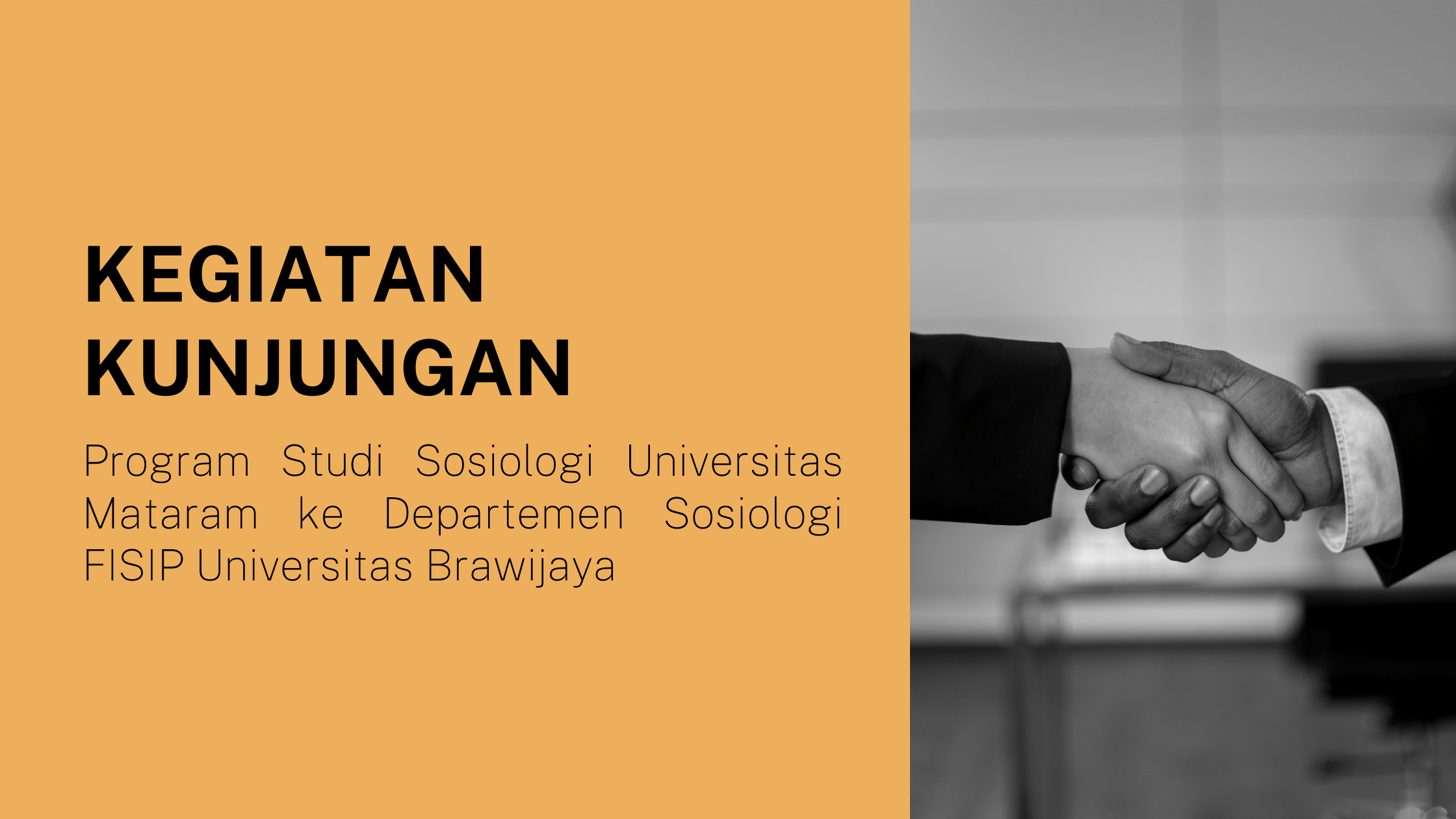 [Kegiatan] Kunjungan Rombongan Program Studi Sosiologi Universitas ...