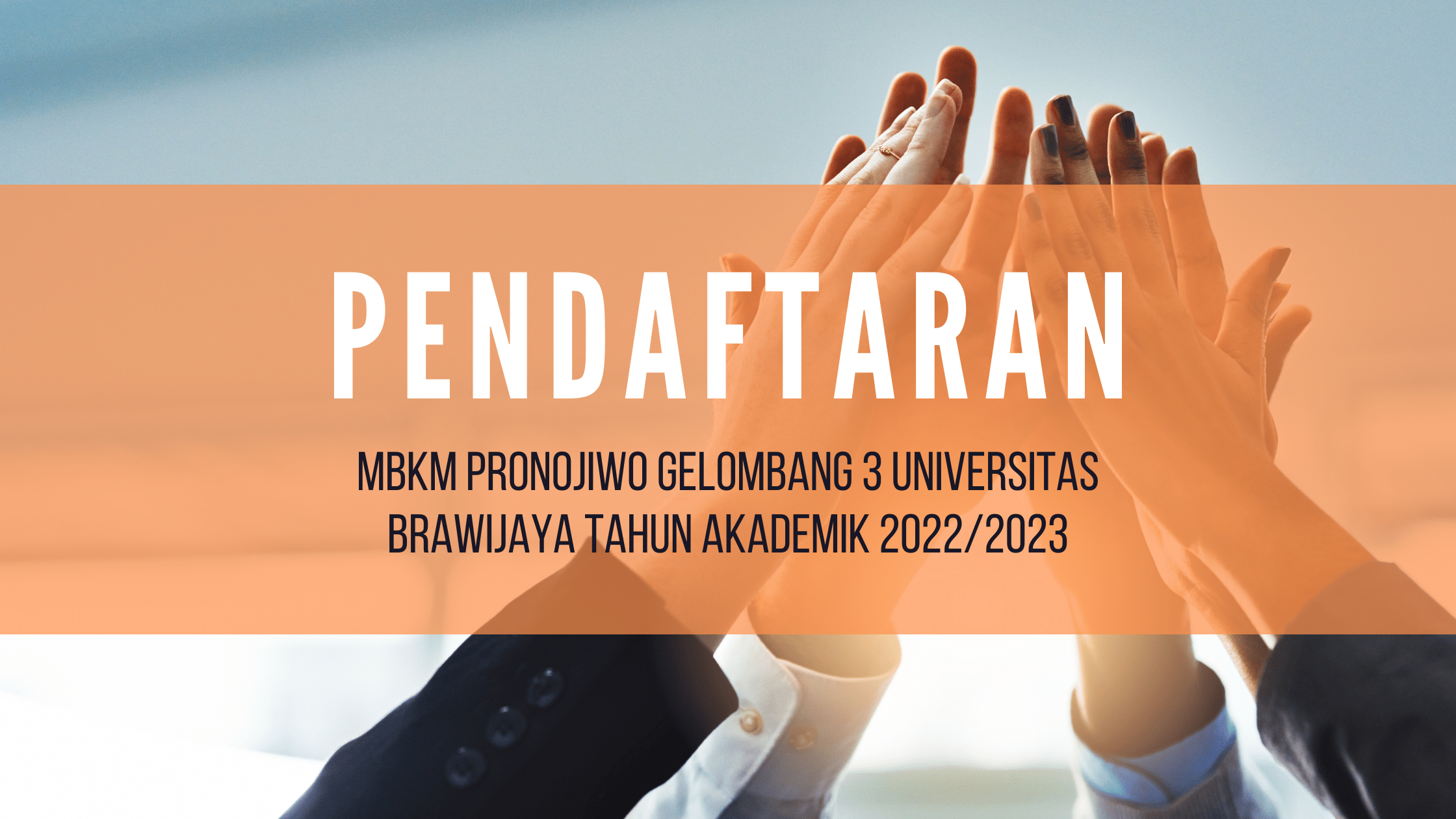 [Pengumuman] Pendaftaran MBKM Pronojiwo Gelombang 3 Mahasiswa ...