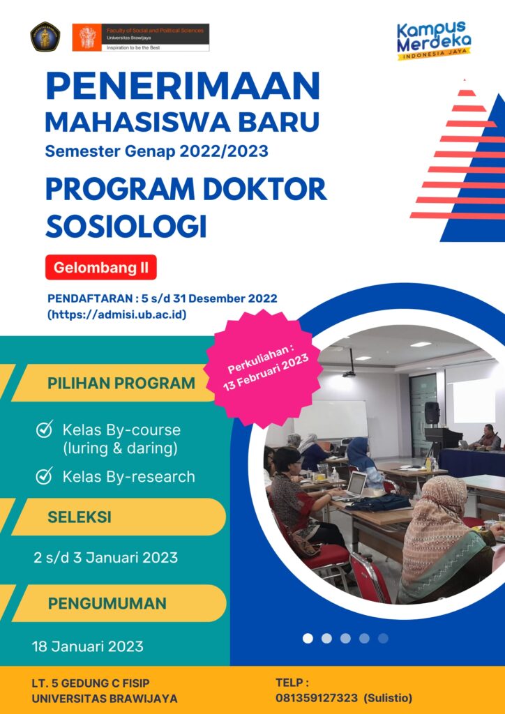 [Pengumuman] Penerimaan Mahasiswa Baru Semester Genap 2022/2023 Program ...