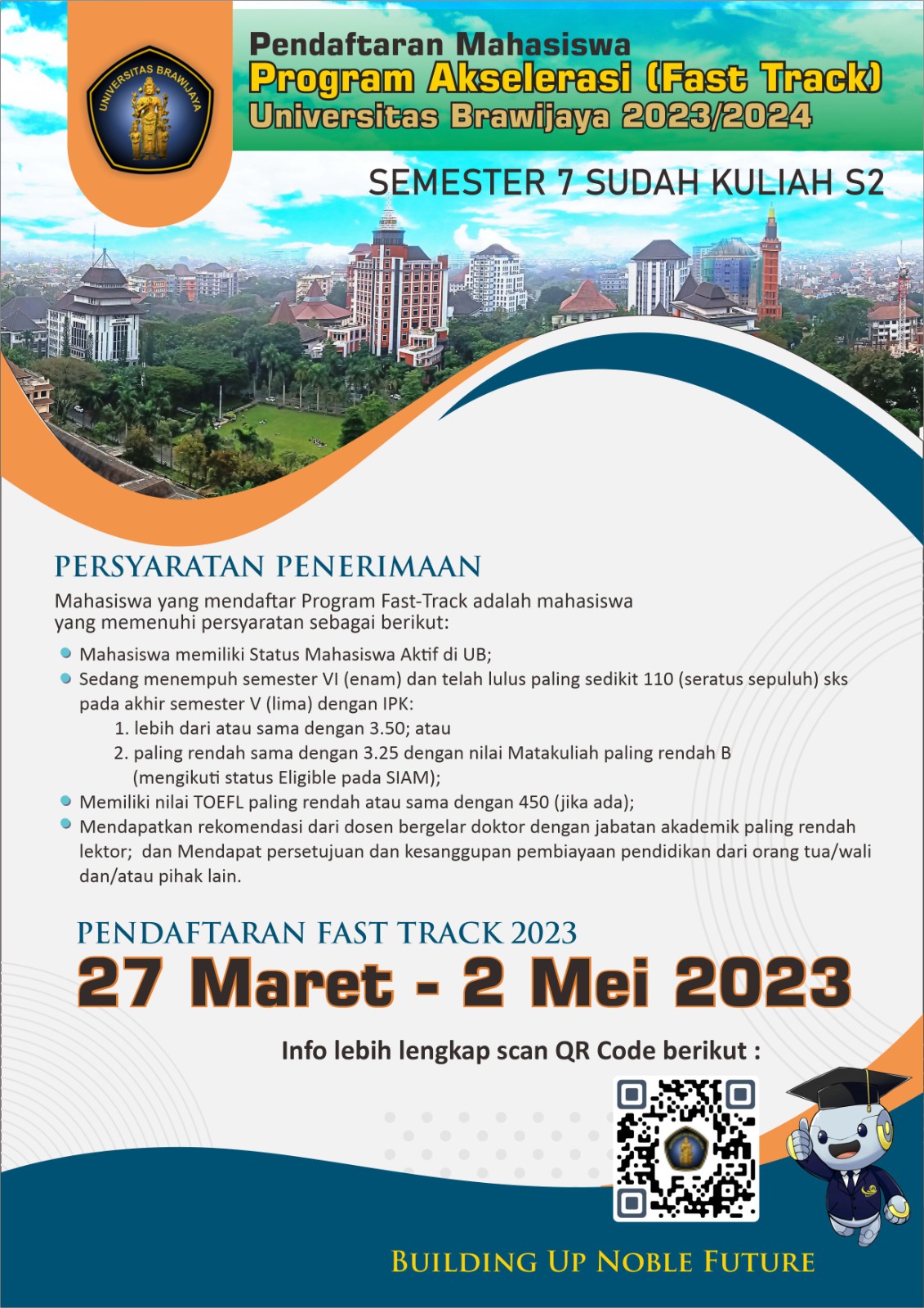 [Pendaftaran Mahasiswa Program Akselerasi (Fast Track) Universitas ...